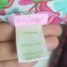 Load image into Gallery viewer, Lilly Pulitzer Infinity Scarf Pink Turquoise Style #4628 Tropical Resort Wear