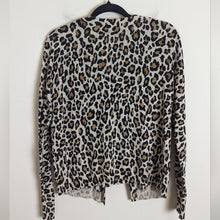 Load image into Gallery viewer, Boho Animal Print Button-down Soft Cardigan Women's Size Small
