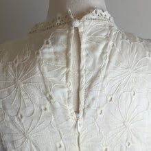 Load image into Gallery viewer, Lulus Coquette Eyelet Lace Embroidered Ruffed Top With Belt Meduim
