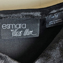 Load image into Gallery viewer, Dark Romantic Crush Black velvet Cami Women's Size XS/S