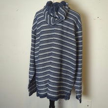 Load image into Gallery viewer, Southwestern Oversized Popover Gauzy Knit Sweater Hooded Pouch Pocket XXL