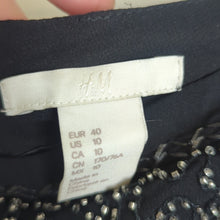 Load image into Gallery viewer, Festival Beaded Sequenced Embroidered Mini Skirt Women's Size 10