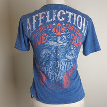 Load image into Gallery viewer, Vintage Affliction T-shirt Patchwork Distressed Unisex X-Small/Small