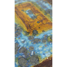 Load image into Gallery viewer, Wabi-Sabi Inspired Studio Pottery Platter Handmade Sculptural Ceramic Art Organic Modern 11x8