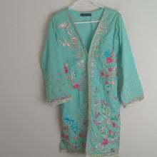Load image into Gallery viewer, J. Girls Pakistan Kimono Jacket Embroidered With Fringe Girls Size 7/8