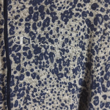 Load image into Gallery viewer, Y2kChampion So Soft Knit Blue Animal Print Loungewear Crop