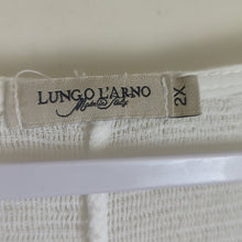 Load image into Gallery viewer, Made In Italy 100% Linen Pullover Top Semi-Sheer Women's Size 2X