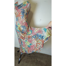 Load image into Gallery viewer, Boho Fairy Sheer Floral Midi/Max Beaded Sequined Dress Small
