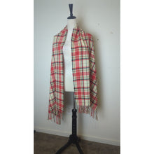 Load image into Gallery viewer, J.Crew Holiday Preppy Tartan Plaid Shawl Scarf Wrap One size