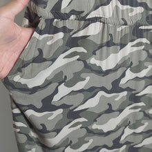 Load image into Gallery viewer, Mini Challis Zip-Front Shirt Dress Camp Women's Size 2X