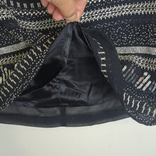 Load image into Gallery viewer, Festival Beaded Sequenced Embroidered Mini Skirt Women's Size 10