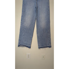 Load image into Gallery viewer, Retro Utility Streetwear High-rise Wide Straight Leg Raw Hem Jeans 6R