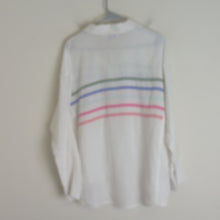 Load image into Gallery viewer, Vineyard Vines Beachy Striped Tunic Button-down Linen Top Women's Medium