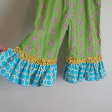 Load image into Gallery viewer, La Jenn's Romper Snowman Corduroy Bell Bottoms Patchwork Girl 18 Months