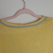Load image into Gallery viewer, LIV Los Angeles Anthropologie Embroidered Yellow Women's Medium