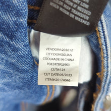 Load image into Gallery viewer, Preppy-Goth Denim Tennis Mini Skirt Pleated Pockets Size Medium