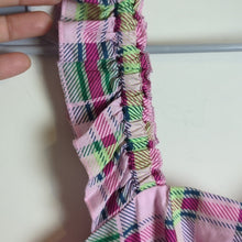 Load image into Gallery viewer, NWT Preppy Pin-Up Mini Poplin Tiered Ruffle Strap Dress Women's Size 10