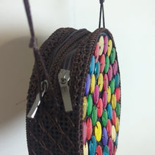 Load image into Gallery viewer, Women's Boho Round Coin Beaded Colorful Crossbody Bag
