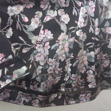 Load image into Gallery viewer, Whimsical Fairy Fit & Flare Dress Black Iridescent Flowers Women's 18/20