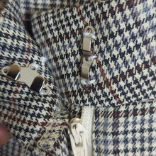 Load image into Gallery viewer, Academia Preppy Highwaisted Houndstooth Plaid Pants Women's Medium