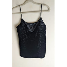 Load image into Gallery viewer, Dark Romantic Crush Black velvet Cami Women's Size XS/S