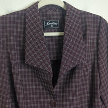 Load image into Gallery viewer, Vintage Y2K Plaid Academia Jacket Streetwear Women's Size Medium