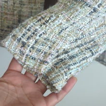 Load image into Gallery viewer, NWT Anne Klein Open Front Shimmering Sequin Tweed Jacket Pastel Women's Size L