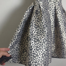 Load image into Gallery viewer, Fit & Flare Metallic Floral Formal Dress Girls Size 7/8