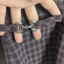 Load image into Gallery viewer, Vintage Y2K Plaid Academia Jacket Streetwear Women's Size Medium