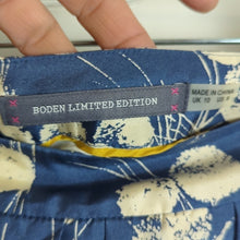 Load image into Gallery viewer, 100% Silk Boden Dandelion Pleated Skirt Women's Size 6