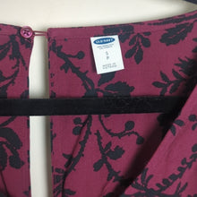 Load image into Gallery viewer, NWT Burgundy & Black Jumper Drawstring Elastic Waist Pockets Women's Small