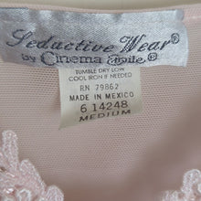 Load image into Gallery viewer, Y2K Vintage Coquette Pink Lace & Embroidered Lingerie Top Women's Size Medium