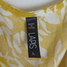 Load image into Gallery viewer, Wide Leg Lightweight Jumper Smocked Waist Pockets Flutter Sleeves Women's L