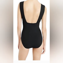 Load image into Gallery viewer, J.Crew Plunge V-Neck One Piece Swimsuit Navy Women's Size 8