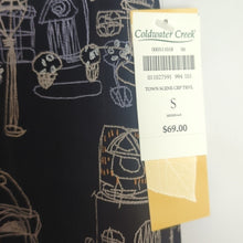 Load image into Gallery viewer, NWT Art to Wear Town Scene Capri Travel Knit Pull-on Elastic Pants Women's Small