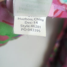 Load image into Gallery viewer, Lilly Pulitzer Infinity Scarf Pink Turquoise Style #4628 Tropical Resort Wear