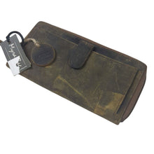 Load image into Gallery viewer, NWT Myra It's All Brown Leather Wallet S-171 Distressed Two Tone