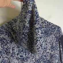 Load image into Gallery viewer, Y2kChampion So Soft Knit Blue Animal Print Loungewear Crop