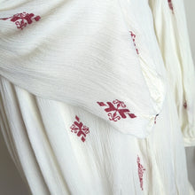 Load image into Gallery viewer, Free People Embroidered Boho Gauzy Knit Dress Women's Size Small