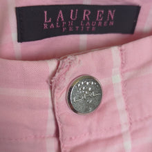 Load image into Gallery viewer, Lauren Ralph Lauren Black Label Petite Capri Pink Plaid Pants 2P*