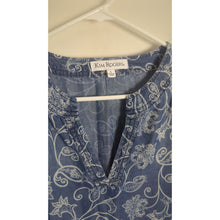 Load image into Gallery viewer, Fairycore Lightweight Chambray Pullover Top Bell Sleeves Women's L