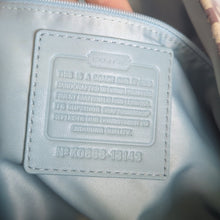 Load image into Gallery viewer, Coach "Leah" Coated Canvas Hobo Large Crossbody Tote Bag Two Bag Charms