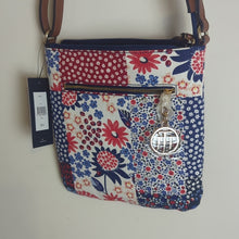 Load image into Gallery viewer, NWT Tommy Hiflinger Cottage Floral Crossbody Athleisure Bag With Charm