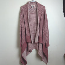 Load image into Gallery viewer, LOGO Boho Coastal Cowgirl Longline Cardigan Women's Large