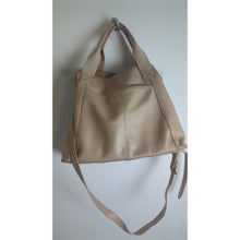 Load image into Gallery viewer, Minimalist American Leather Triple Entry Crossbody Bag Travel