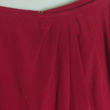 Load image into Gallery viewer, Silk Vintage 90's Faux Wrap Midi/Maxi Skirt Red Women's Size 12*