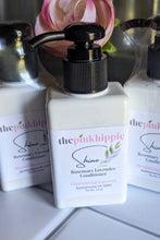 Load image into Gallery viewer, Natural Shine Hair Conditioner 3.4 oz Pump BPA Free Bottle Rosemary Lavender Essential Oils Collection Hair Care