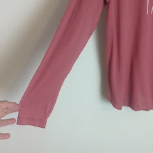 Load image into Gallery viewer, Rae Dunn Hello Fall. Long Sleeve Pullover Stretch Jersey Knit Women's Small