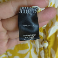 Load image into Gallery viewer, Wide Leg Lightweight Jumper Smocked Waist Pockets Flutter Sleeves Women's L