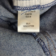 Load image into Gallery viewer, Y2K Altar'd State Denim Mini Skirt Frayed Hem Women's Size Medium